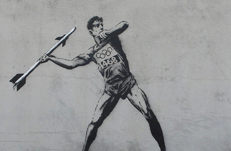 Banksy aux Jeux Olympiques de Londres 2012